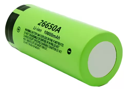 Pila recargable 26650 10000MAH VERDE GRANDE