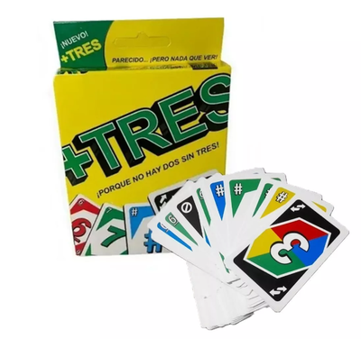 Juego de cartas TRES