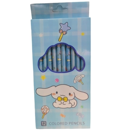 Lapices de colores CINNAMOROLL x12 unidades