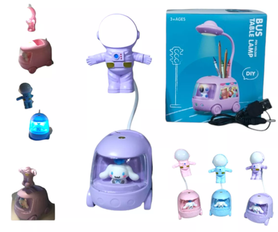 Lámpara LED recargable ASTRONAUTA en auto con muñeco cinnamoroll (LED-83012)