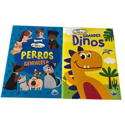 LIBRO PARA COLOREAR GRANDES DINOS 20x28cm