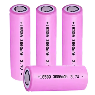 Pila recargable 18500 3600mah LILA PLANA (sin tetón)