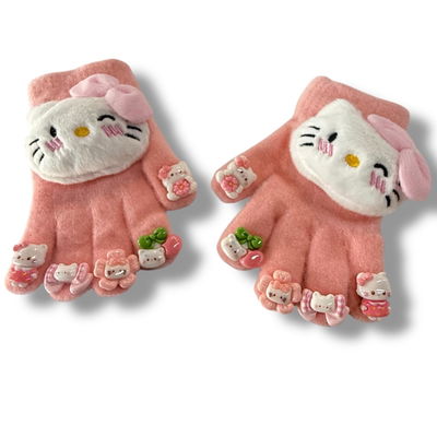 Guantes con aplique KITTY