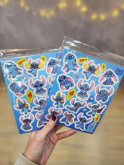 Sticker kit diamante STITCH x1 unidad
