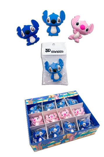 Goma de borrar STITCH/ ANGEL x1 unidad (ideal para sorpresitas)