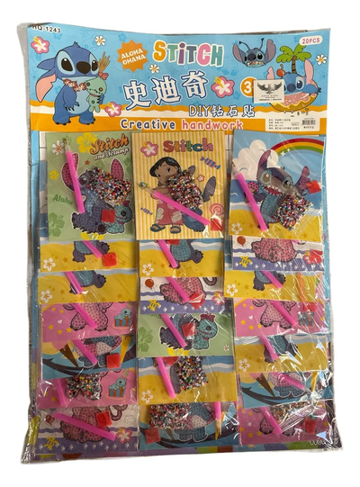 Kit diamante mini STITCH 10x10cm x1 unidad