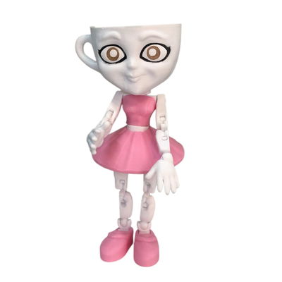 Muñeco meme italian brainrot BALLERINA CAPPUCCINA x1 unidad