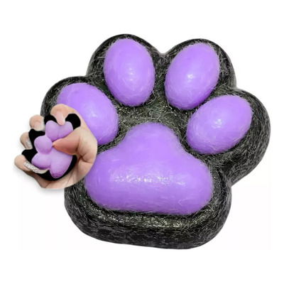 Squishy HUELLA GATO GRANDE en blister