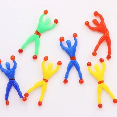 Hombrecitos pegajosos STICKY TOY x1 unidad (ideal para sorpresitas)