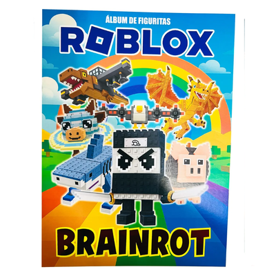 Álbum de figuritas BRAINROT ROBLOX