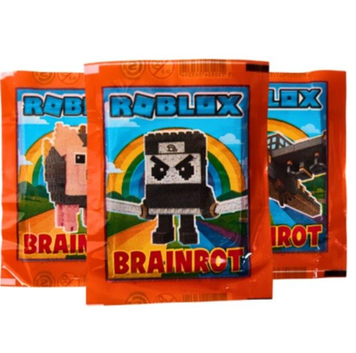 Figuritas en sobre BRAINROT ROBLOX para album
