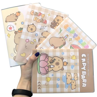 Cuaderno anotador capibara con funda (JT32K60-0628)
