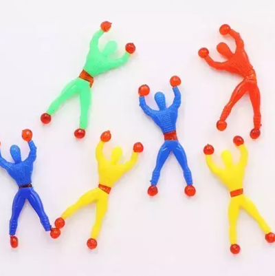 Hombrecitos pegajosos STICKY TOY x5 unidades en blister (ideal para sorpresitas)