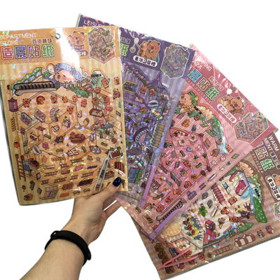 Stickers 3D GRANDE para crear escenarios CAPIBARA
