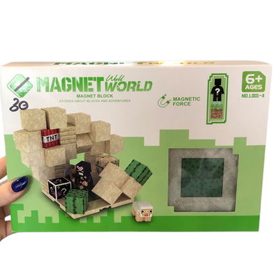 Bloques minecraft imantados x30 piezas aprox. (L001-4)