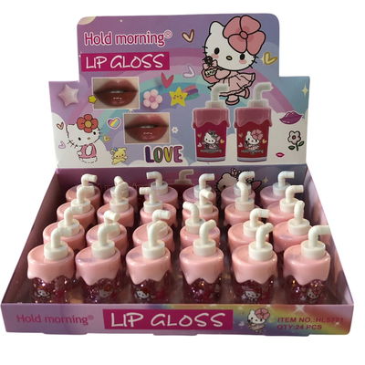 Brillo labial VASO KITTY x1 unidad