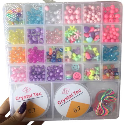 Set para armar pulseritas mostacillas con 2 tanzas incluídas (ZLE-JSP-06-01)