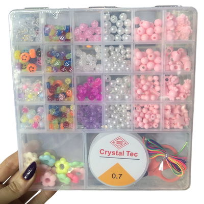 Set para armar pulseritas mostacillas con 1 tanza incluída (ZLE-JSP-01-01)