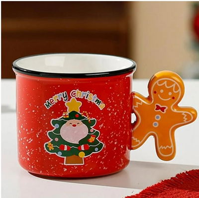 Taza 3D cerámica NAVIDAD GALLETA en caja (3AN2259)