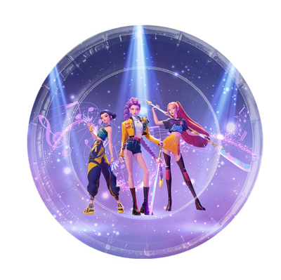 Plato las guerreras kpop x8 unidades