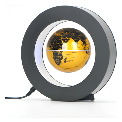 Globo terráqueo imantado giratorio con BASE REDONDA 220v en caja colores surtidos (CM813)