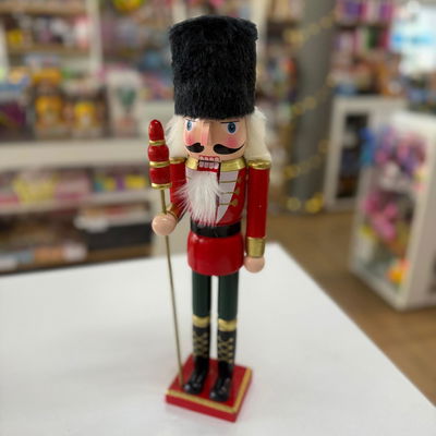 Cascanueces de navidad ROJO SOMBRERO GRANDE 40cm x1 unidad