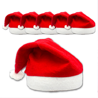 Gorro navideño de paño PLUSH x1 unidad