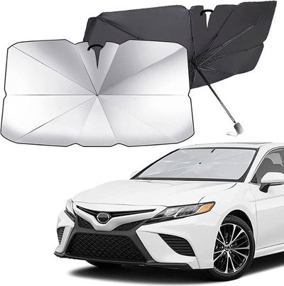 Parasol paragua para parabrisas de auto con funda