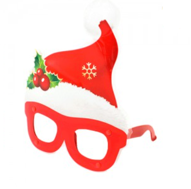 Lentes gorro navideño