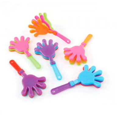 Panderetas manos x6 unidades