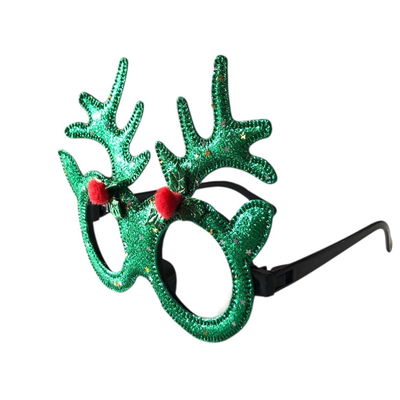 Lentes reno VERDE glitter