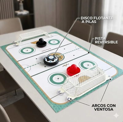 Juego de mesa TEJO FÚTBOL con pelota de aire 65x45cm a pilas