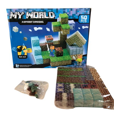 Bloques minecraft imantados x50 piezas aprox.