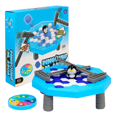 Pingüino al agua 25x25cm