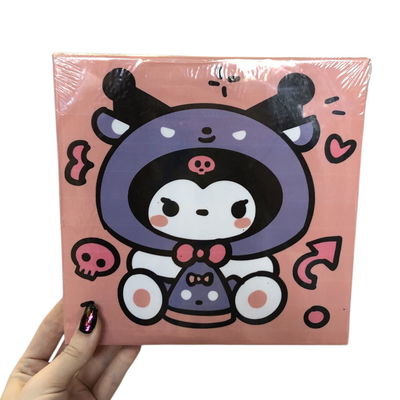 Kit pintura KUROMI con POMPONES 3D 20x20cm