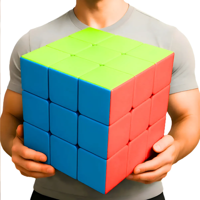 Cubo rubik mágico GIGANTE 3x3x3 19x19cm