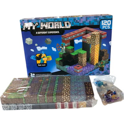 Bloques minecraft imantados x120 piezas aprox.