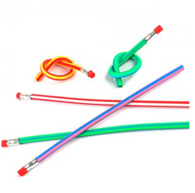 Lápiz de goma flexible x6 unidades