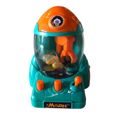 Mini máquina GRÚA GARRA atrapa pelotas COHETE