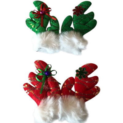 Hebillas navideñas reno x2 unidades