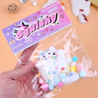 Squishy GATO color pastel en blister