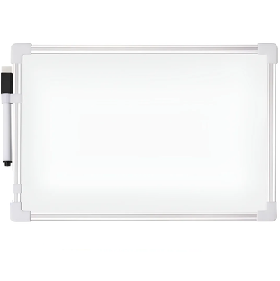 Pizarra doble BLANCA con fibra 20x30cm