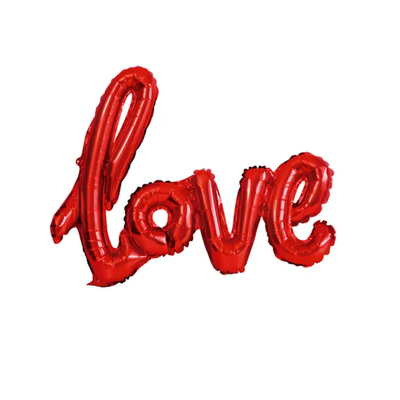 Globo love ROJO 1 metro aprox.