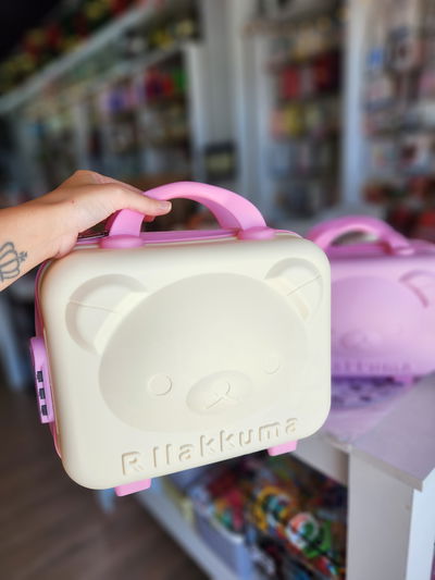 Mini maleta valija infantil RÍGIDA 30x23x16cm colores surtidos