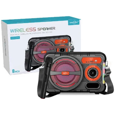 Parlante bluetooth 8" GREATNICE con micrófono y correa (GTS-2139)