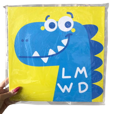 Kit pintura DINO con POMPONES GRANDE 3D 30x30cm