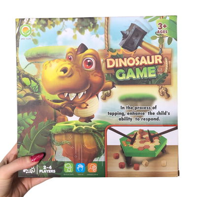 Dino al suelo 25x25cm