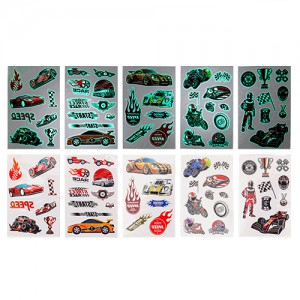 Tatuajes temporales AUTO x5 unidades