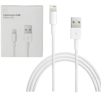 Cable para IPHONE USB a Lightning 1 metro en caja calidad