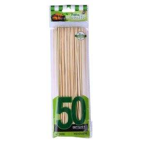 Palito brochette 20cm x50 unidades en bolsita VERDE